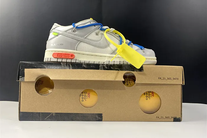 OFF-WHITE x Nike Dunk Low，SKU: DM1602-112