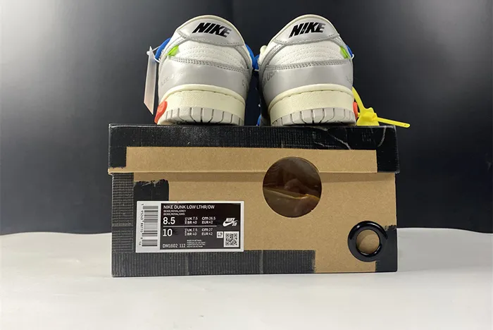 OFF-WHITE x Nike Dunk Low，SKU: DM1602-112