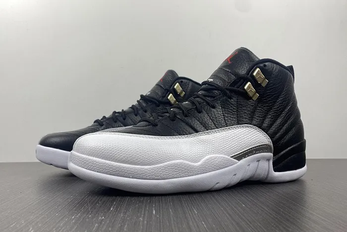 Air Jordan 12 Playoff Black Varsity Red White CT8013 006