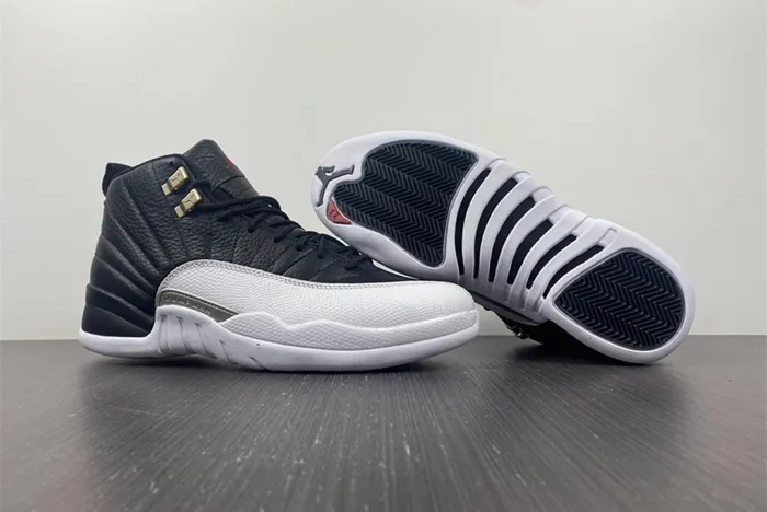 Air Jordan 12 Playoff Black Varsity Red White CT8013 006