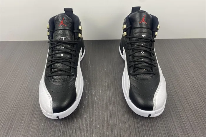 Air Jordan 12 Playoff Black Varsity Red White CT8013 006