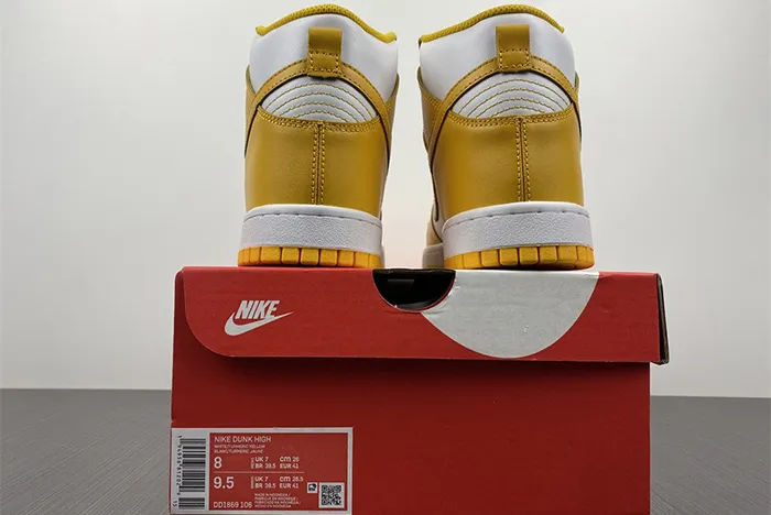 Nike Dunk High White Dark Sulfur DD1869-106