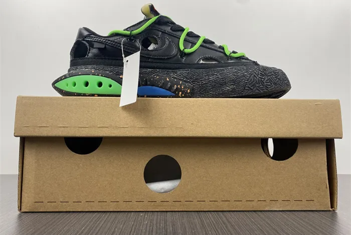 Off-White x Nike Blazer Low Black Green DH7863-001