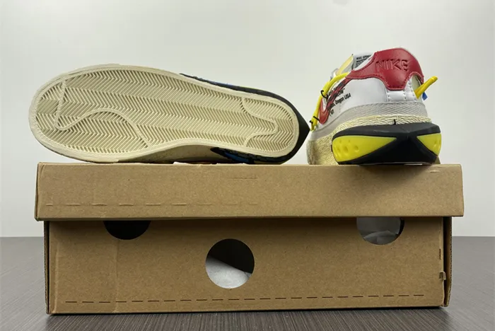 Off White x Nike Blazer Low White University Red DH7863-100