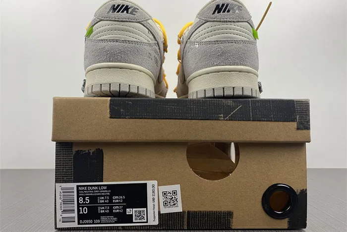 Nike Dunk Low Off-White Lot 39 - DJ0950-109