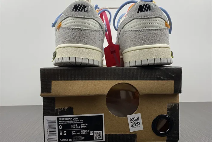 Nike Dunk Low Off White Lot 38 DJ0950 113