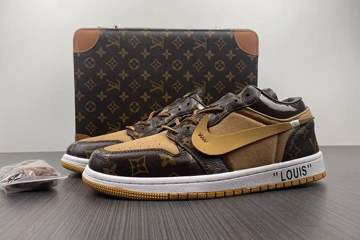 OFF-WHITE x Air Jordan 1 Low Top 554724-555