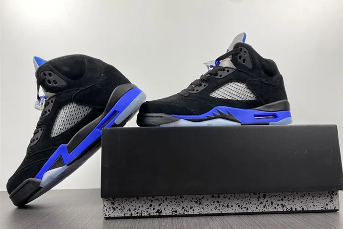 Air Jordan 5 Black Racer Blue Reflective Silver CT4838-004