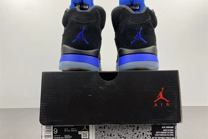 Air Jordan 5 Black Racer Blue Reflective Silver CT4838-004
