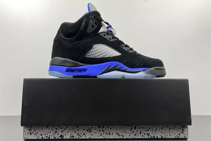 Air Jordan 5 Black Racer Blue Reflective Silver CT4838-004