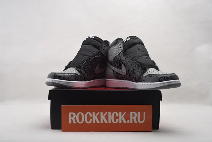 Air Jordan 1 High OG Rebellionaire Black White Particle Grey 555088-036