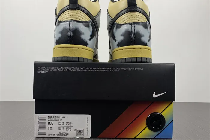 NIKE DUNK HIGH BLACK ACID WASH DD9404-700