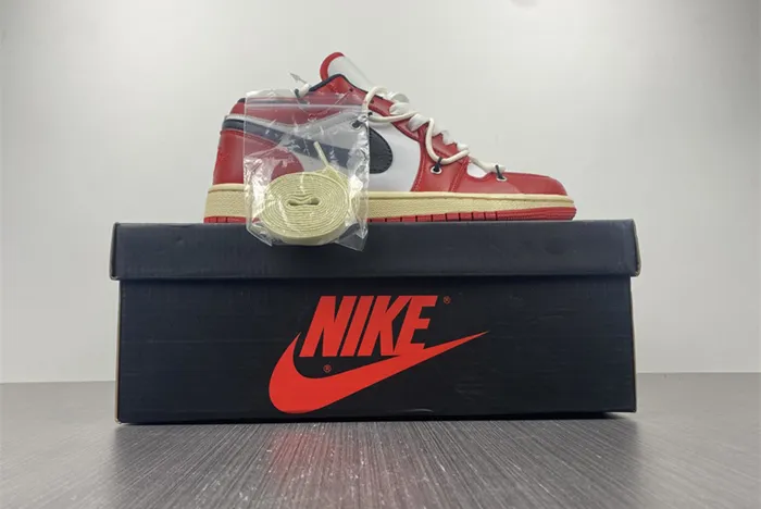 Air Jordan 1 Low White Gym Red University 553558-118