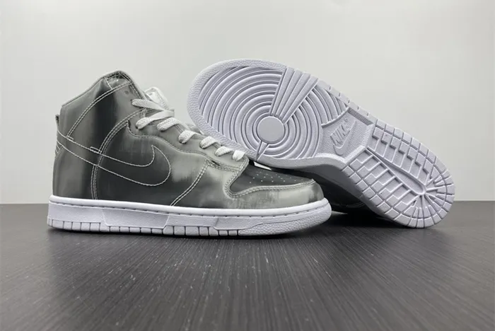 Clot x Nike Dunk High Metallic Silver DH4444 900