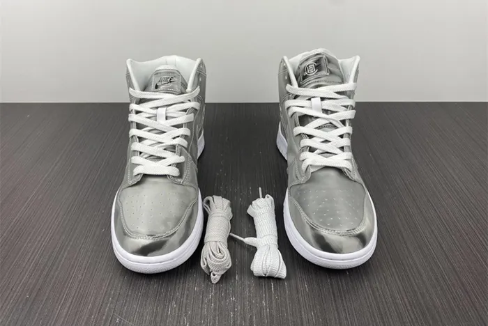 Clot x Nike Dunk High Metallic Silver DH4444 900