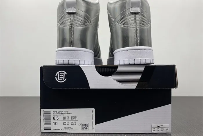 Clot x Nike Dunk High Metallic Silver DH4444 900