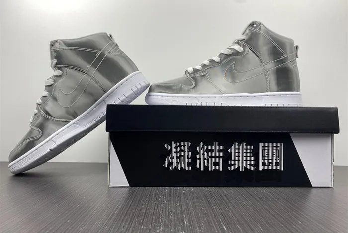 Clot x Nike Dunk High Metallic Silver DH4444 900