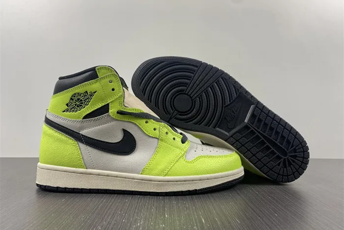 Air Jordan 1 High OG Volt Black Sail 555088-702