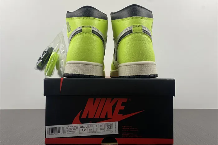 Air Jordan 1 High OG Volt Black Sail 555088-702