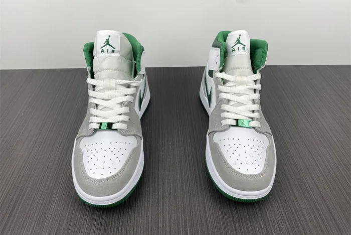 jordan 1 mid se "grey pine green" is S*per clean dc7294-103