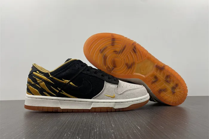 Nike Dunk Low Year of the Tiger Grey Black Orange DQ4978-001