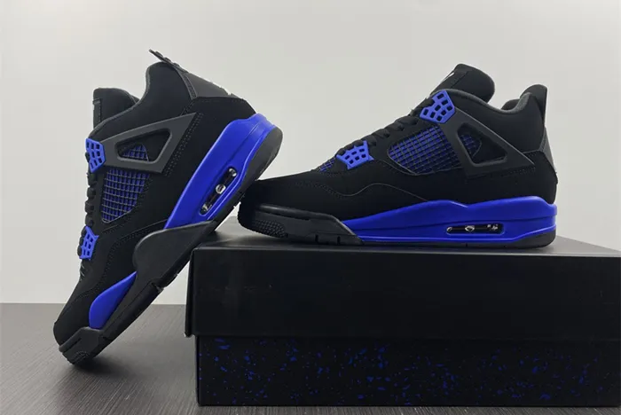 Air Jordan 4 Black Blue CT8527-018