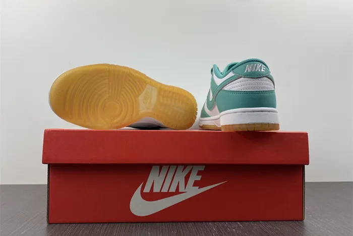 Nike Dunk Low White Turquoise Green Orange DV2190 100