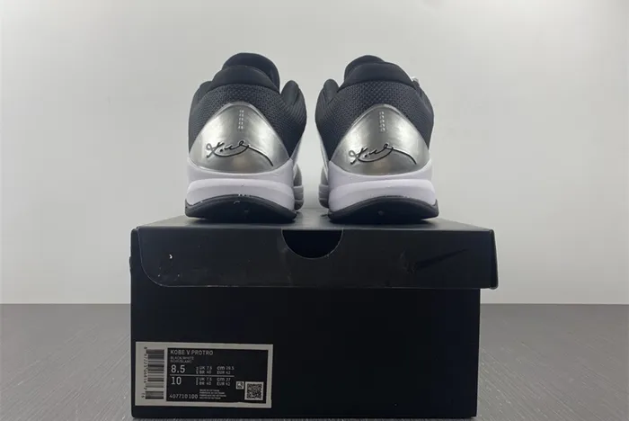 Zoom Kobe 5 Black White 407710-100