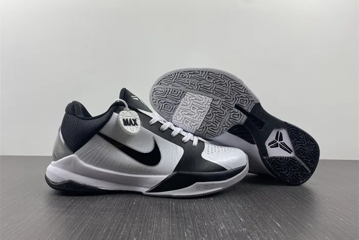 Zoom Kobe 5 Black White 407710-100