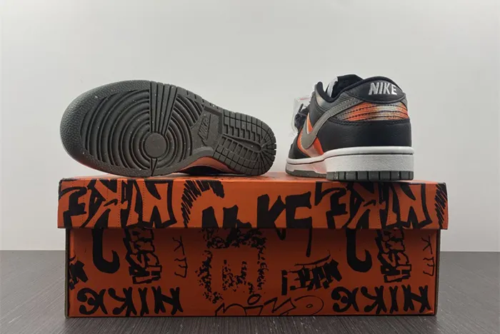 Nike Dunk Low Graffiti Black Red DM0108 001