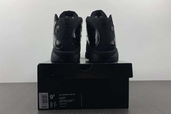 Air Jordan 13 Cap and Gown Black 414571 012