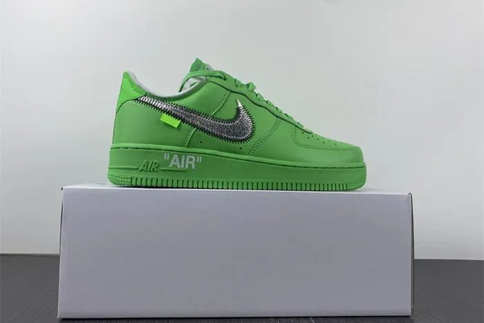 OFF-WHITE  Nike Air Force 1 Light Green Spark DX1419-300