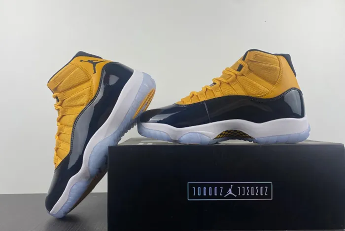 Air Jordan 11 Retro Black Yellow CT8012-118
