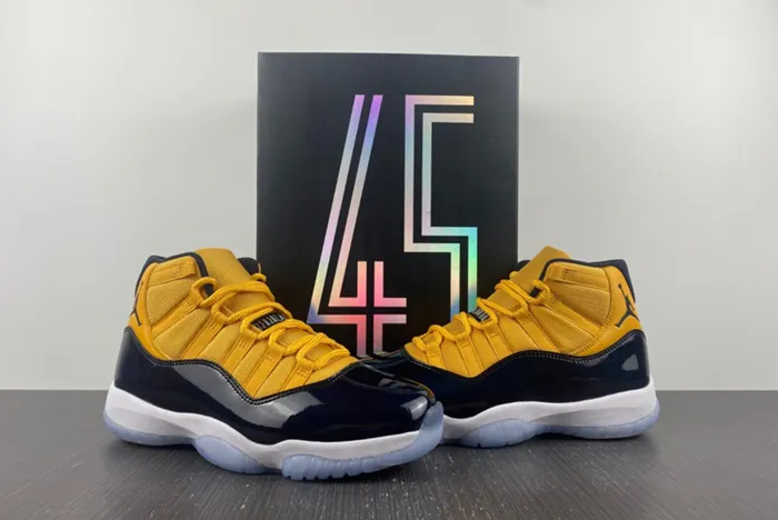 Air Jordan 11 Retro Black Yellow CT8012-118