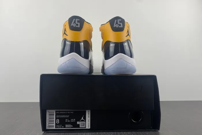 Air Jordan 11 Retro Black Yellow CT8012-118