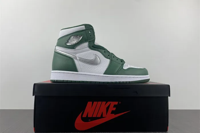 Air Jordan 1 High OG Gorge Green White Metallic Silver DZ5485 303