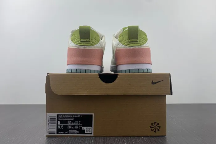 Nike Dunk Low Disrupt 2 Easter Blue Green Gold Pink DV3457-100