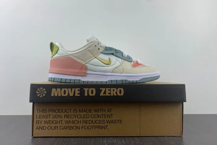 Nike Dunk Low Disrupt 2 Easter Blue Green Gold Pink DV3457-100