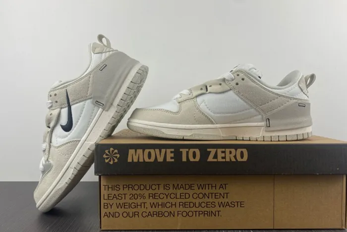 Nike Dunk Low Disrupt 2 Pale Ivory White Black DH4402 101