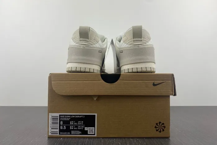 Nike Dunk Low Disrupt 2 Pale Ivory White Black DH4402 101