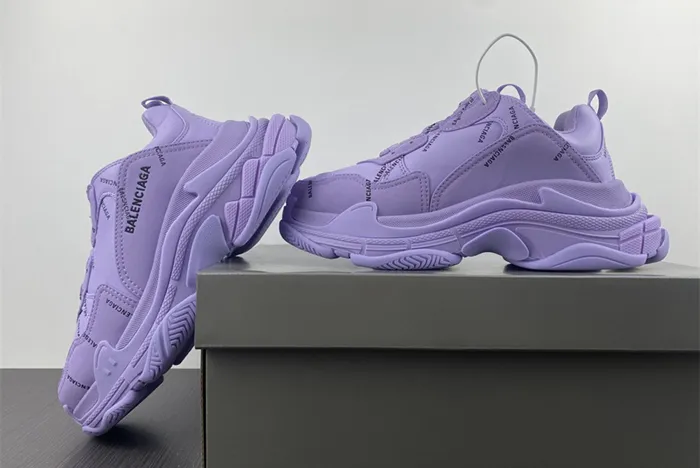 Ba*len*cia*ga triple white black purple