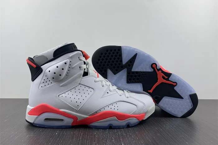 Air Jordan 6 Retro White Infrared 384664 123