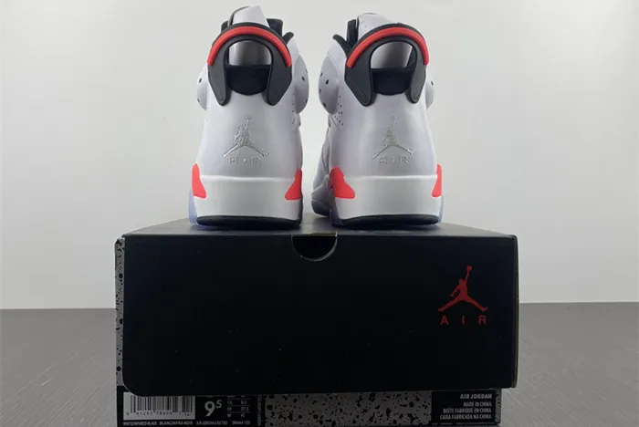 Air Jordan 6 Retro White Infrared 384664 123
