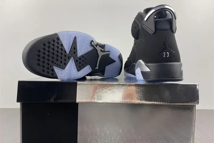Air Jordan 6 Chrome Black Metallic Silver DX2836 001