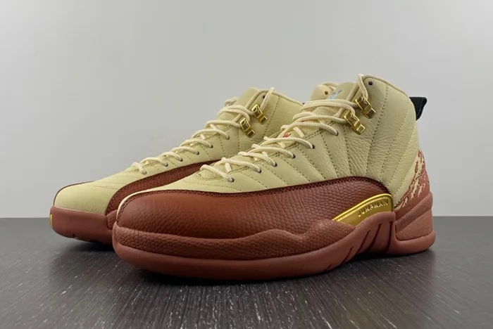 Eastside Golf x Air Jordan 12 Muslin Black Burnt Sunrise DV1758-108