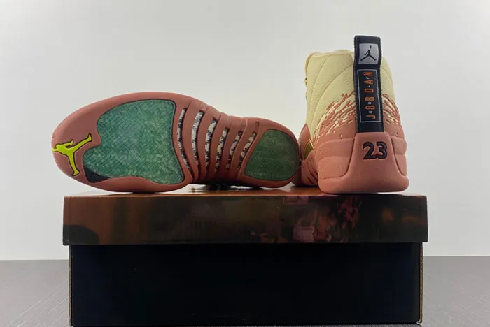 Eastside Golf x Air Jordan 12 Muslin Black Burnt Sunrise DV1758-108