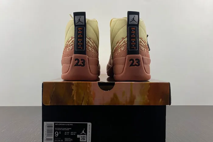 Eastside Golf x Air Jordan 12 Muslin Black Burnt Sunrise DV1758-108