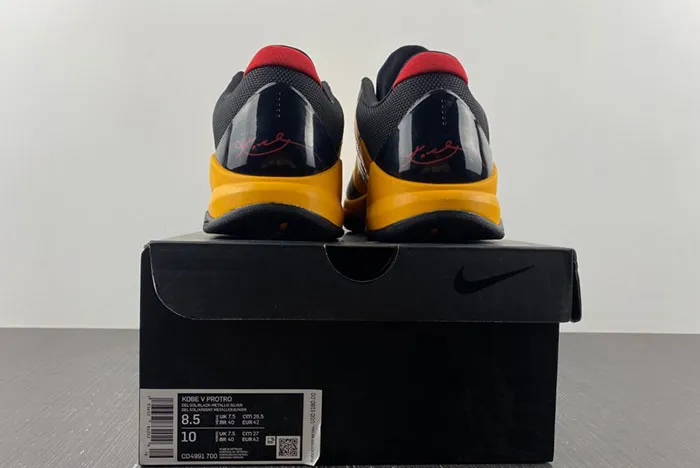 Nike Kobe 5 Bruce Lee Alt CD4991-101-700