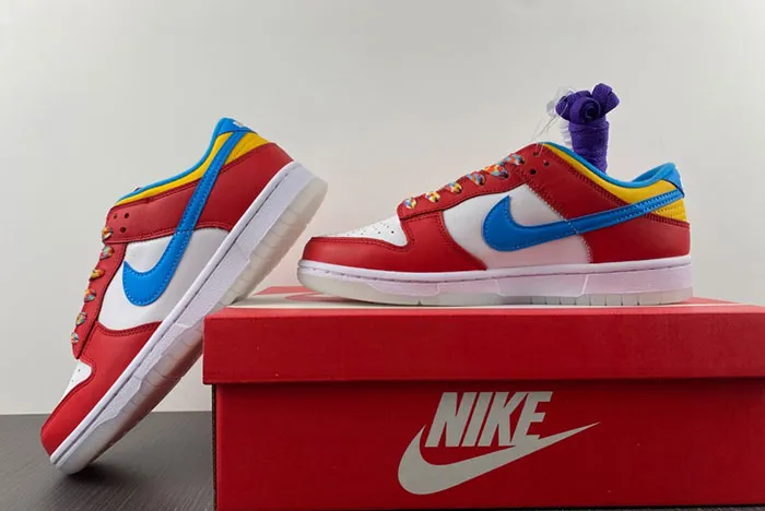 LeBron James x Nike Dunk Low Fruity Pebbles DH8009-600
