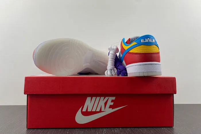 LeBron James x Nike Dunk Low Fruity Pebbles DH8009-600